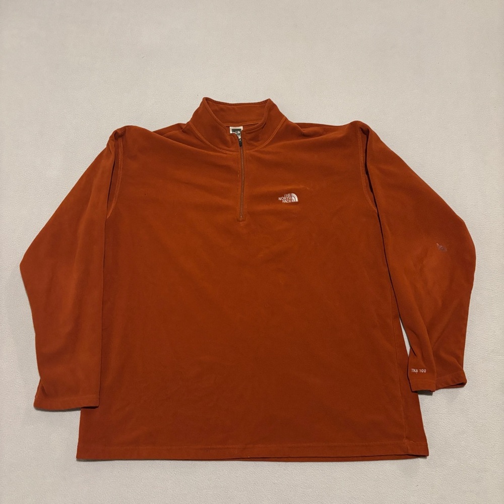 The North Face TKA Glacier‎ 100 Men's XXL 2XL 1/4 Quarte Zip Fleece Pullover